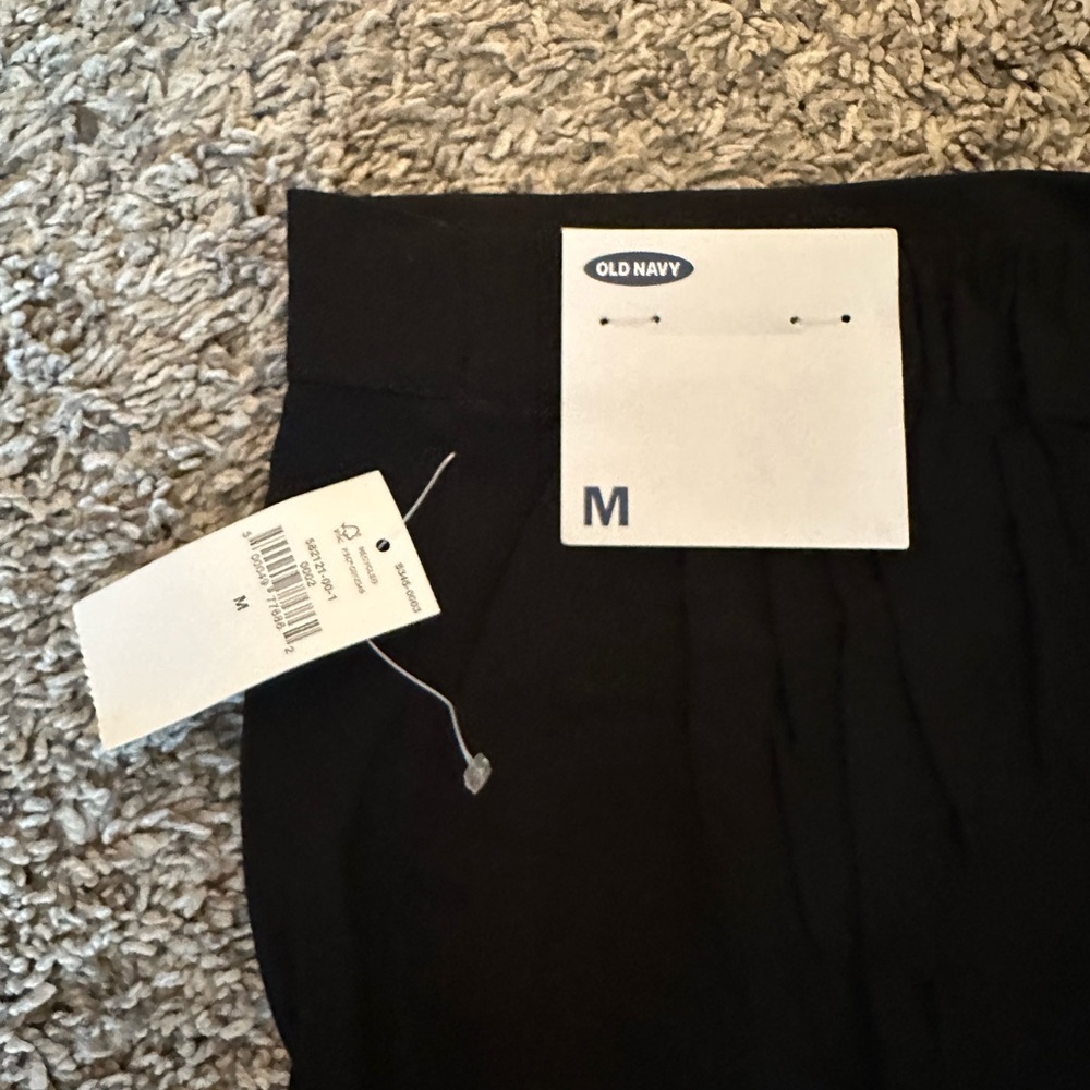 Black Button-Front Women’s Skirt - Picture 3 of 4